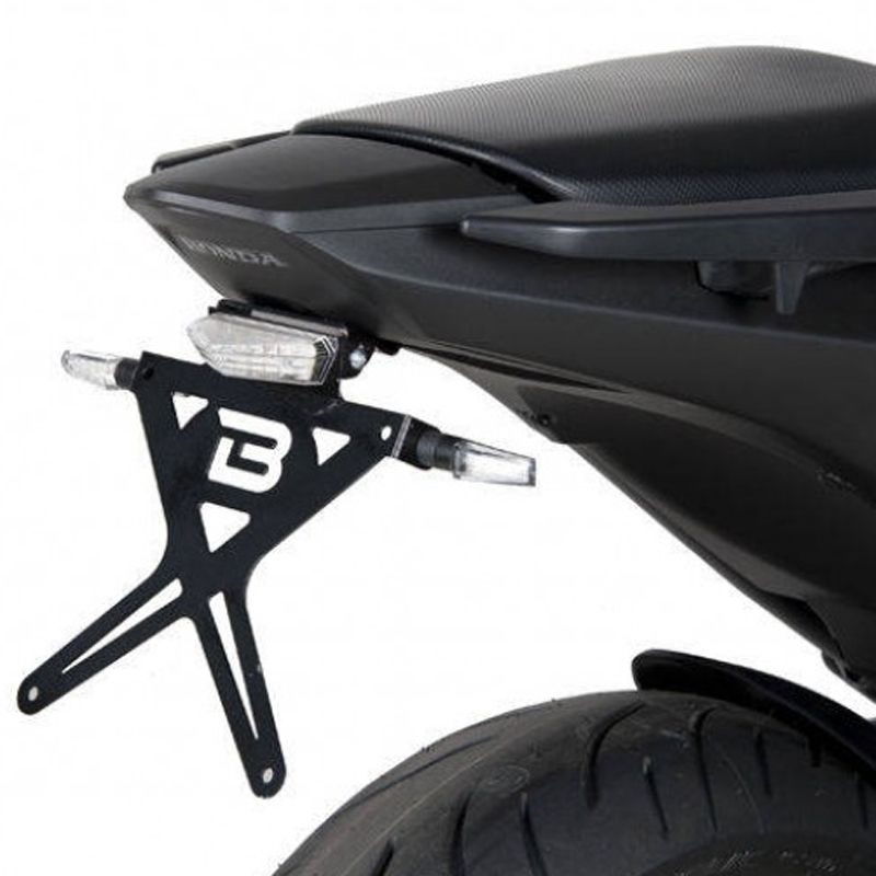 Support de plaque Barracuda Noir