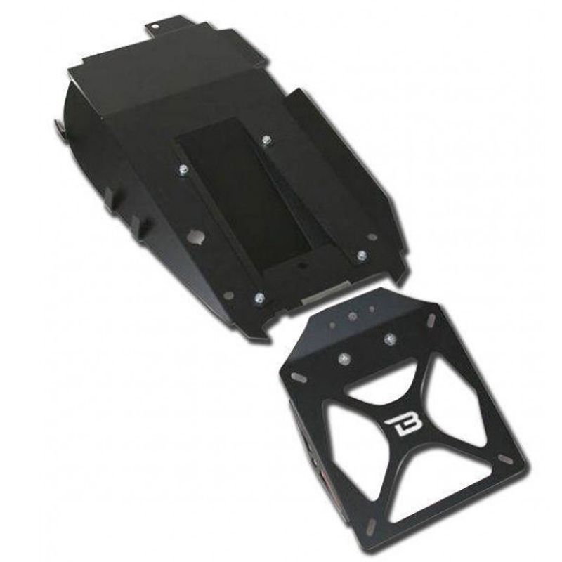 Support de plaque Barracuda Noir