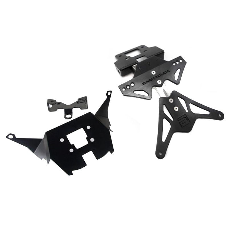 Support de plaque Barracuda Noir