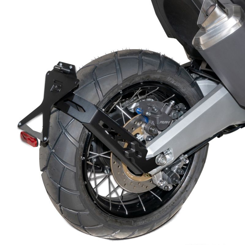 Support de plaque Barracuda Noir side naked