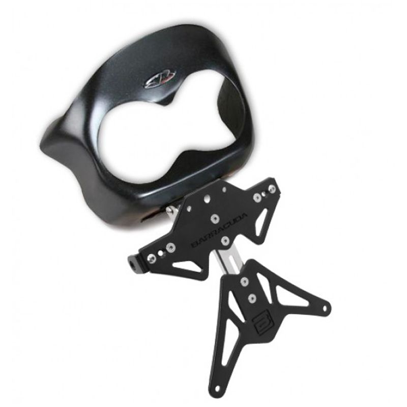 Support de plaque Barracuda Noir