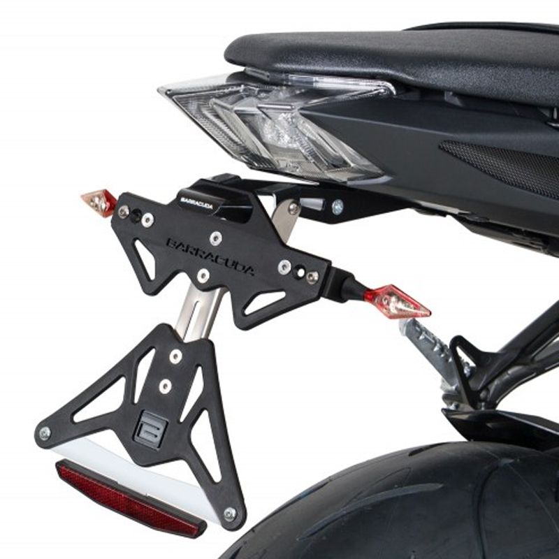 Support de plaque Barracuda Noir