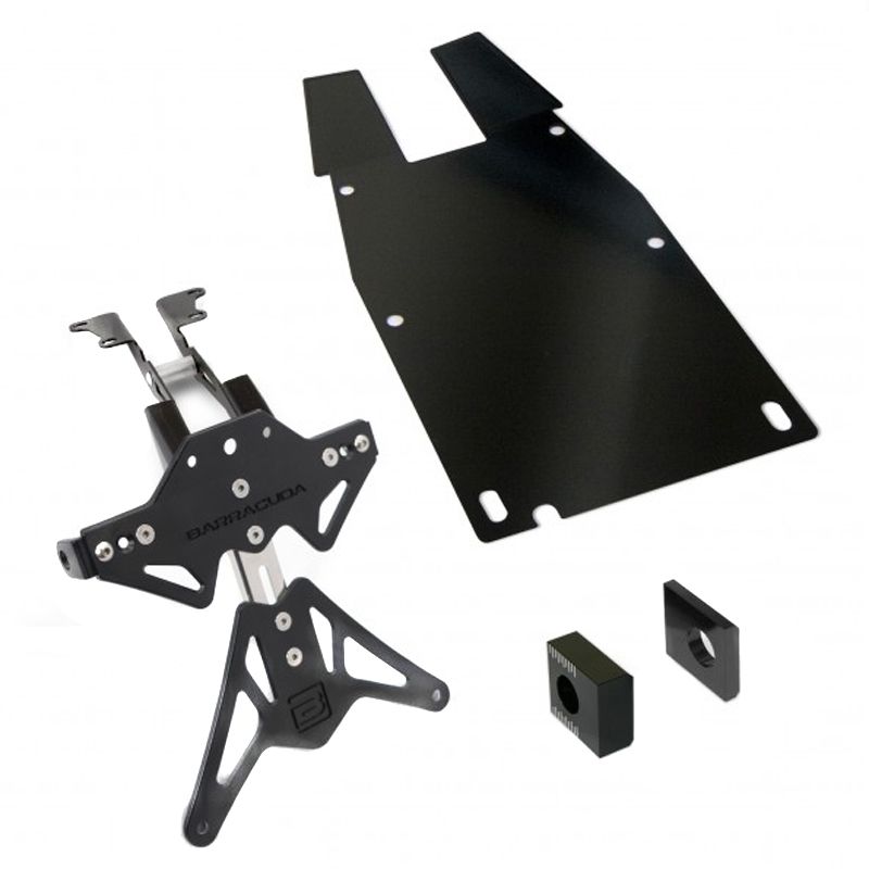 Support de plaque Barracuda Noir