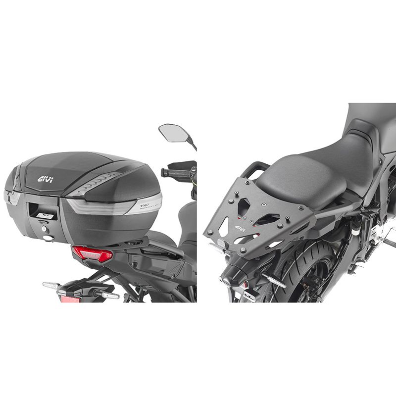 Support top case Givi Aluminium Monokey Noir