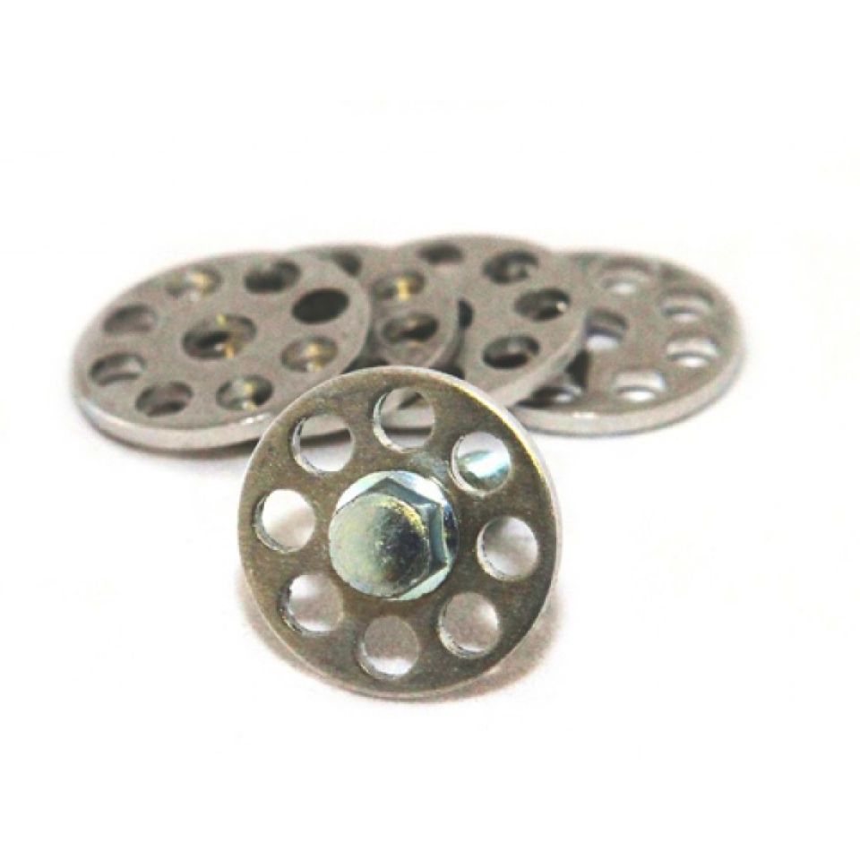 Rondelle Scar Aluminium - M6 - 25mm - 10 pieces