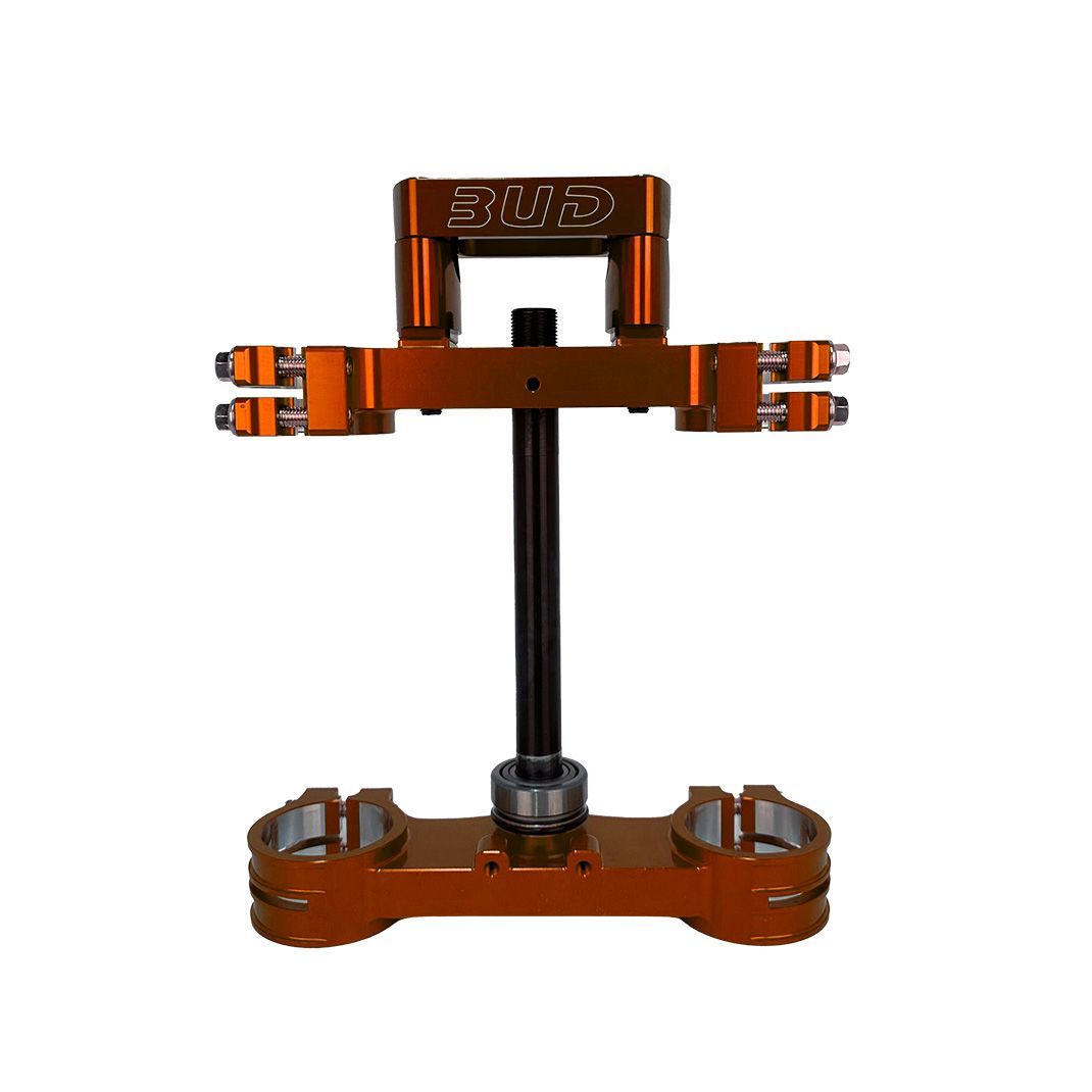Bud Racing complete fork triple clamps offset 22