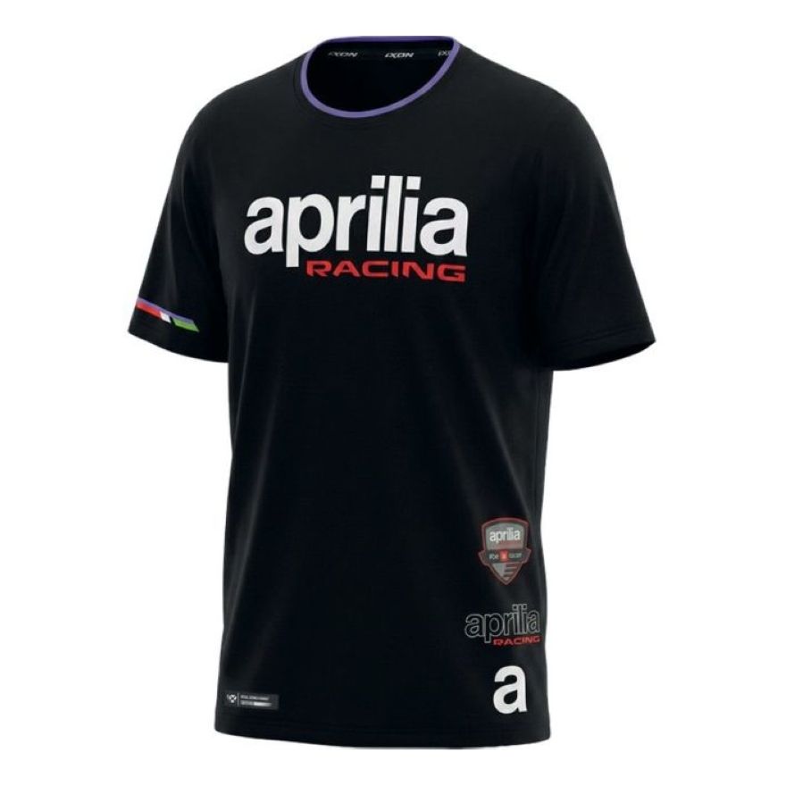 IXON T-Shirt manches courtes Ixon TS2 APRILIA 26 — noir