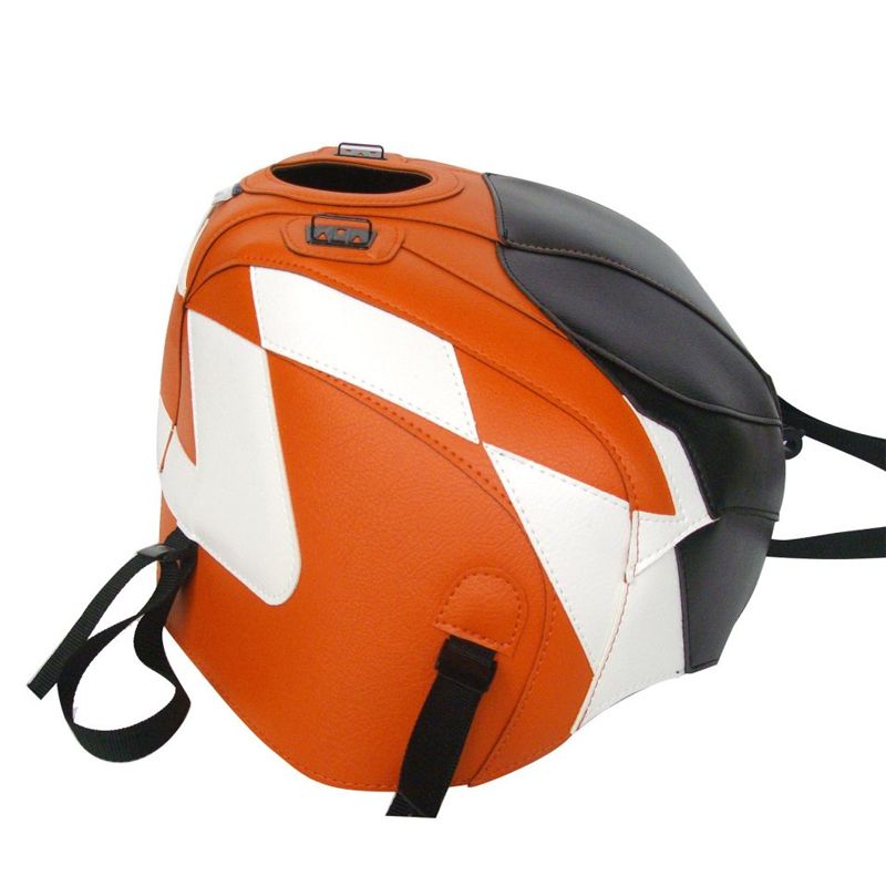 Tapis de réservoir Bagster Noir/Orange/Blanc