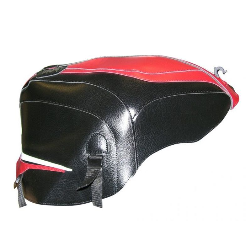 Tapis de réservoir Bagster Blanc/Vermillon/Noir