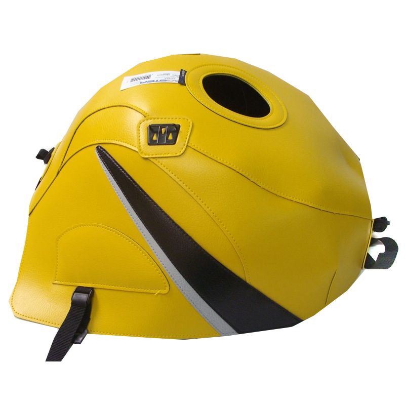 Tapis de réservoir Bagster Jaune/Pointes Noires et Grises Claires