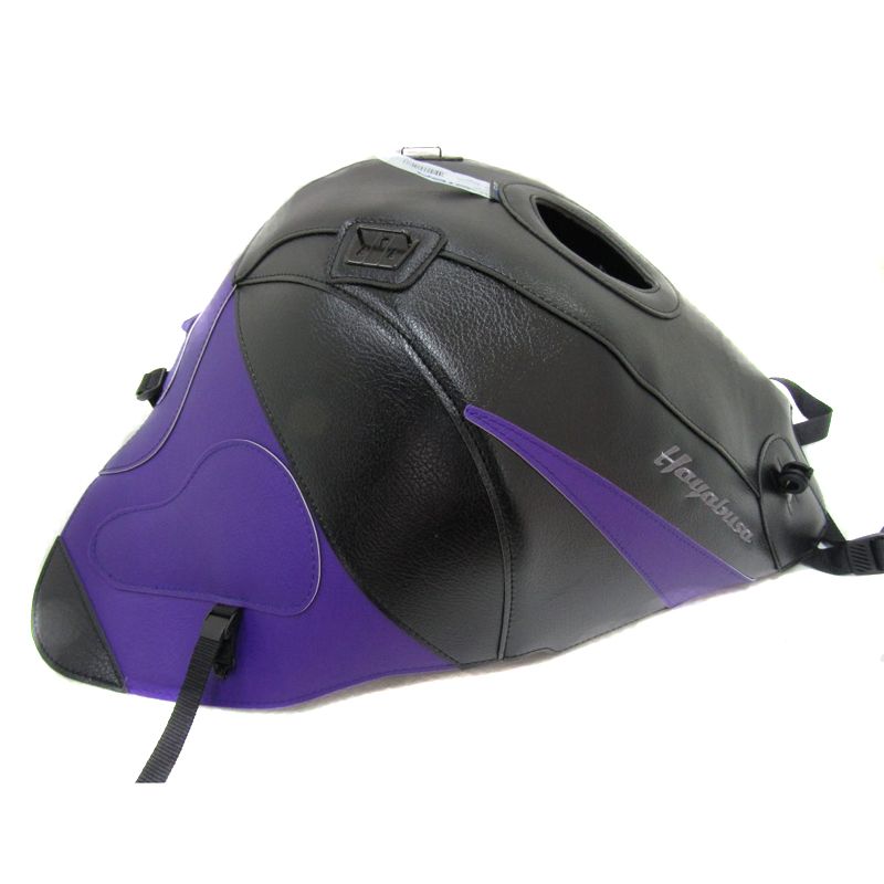 Tapis de réservoir Bagster NOIR/VIOLET/POINTES VIOLETTES