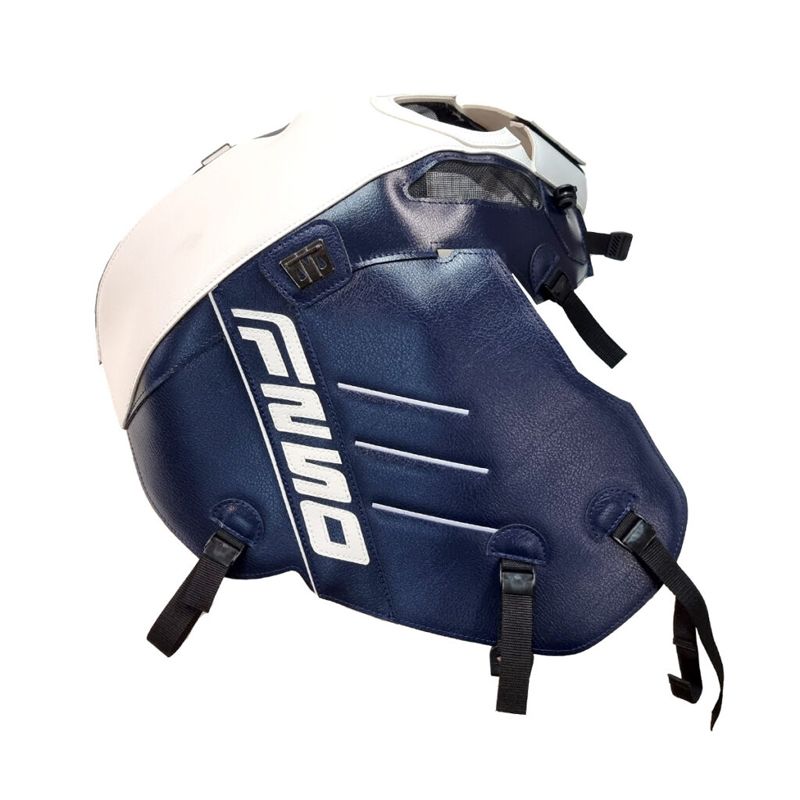 Tapis de réservoir Bagster Blanc/Marine/Déco Blanc