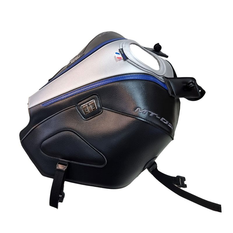 Tapis de réservoir Bagster Noir/Argent/Déco Bleu