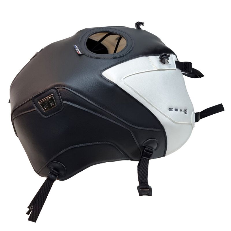 Tapis de réservoir Bagster NOIR MAT GRAINE/BLANC