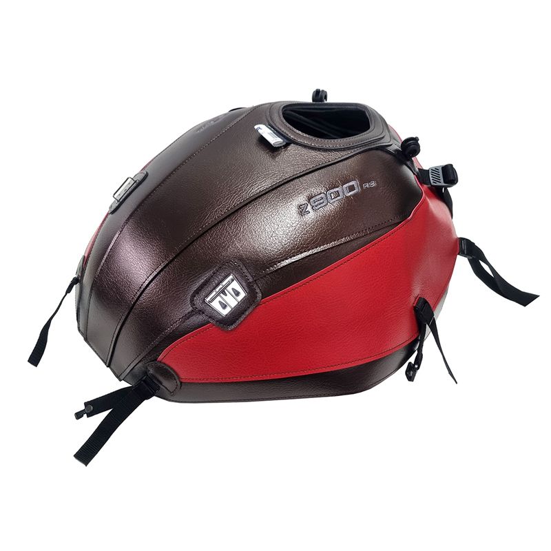 Tapis de réservoir Bagster MARRON METALISE/DECO ROUGE