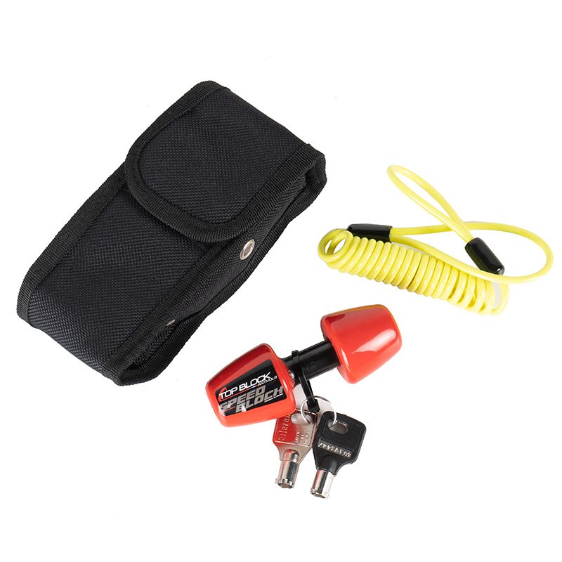 Antivol Top Block BLOQUE DISQUE SPEED BLOCK AVEC SACOCHE + CORDON DE RAPPEL