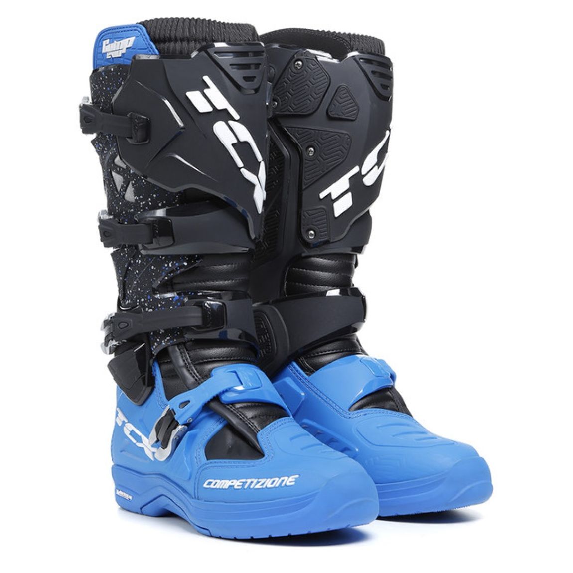 Image of Bottes cross TCX Boots COMP EVO 2 - MICHELIN - BLACK BLUE 2023