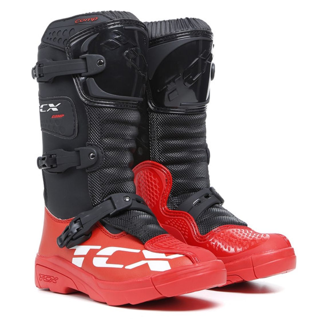Image of Bottes cross TCX Boots COMP KID - BLACK/RED