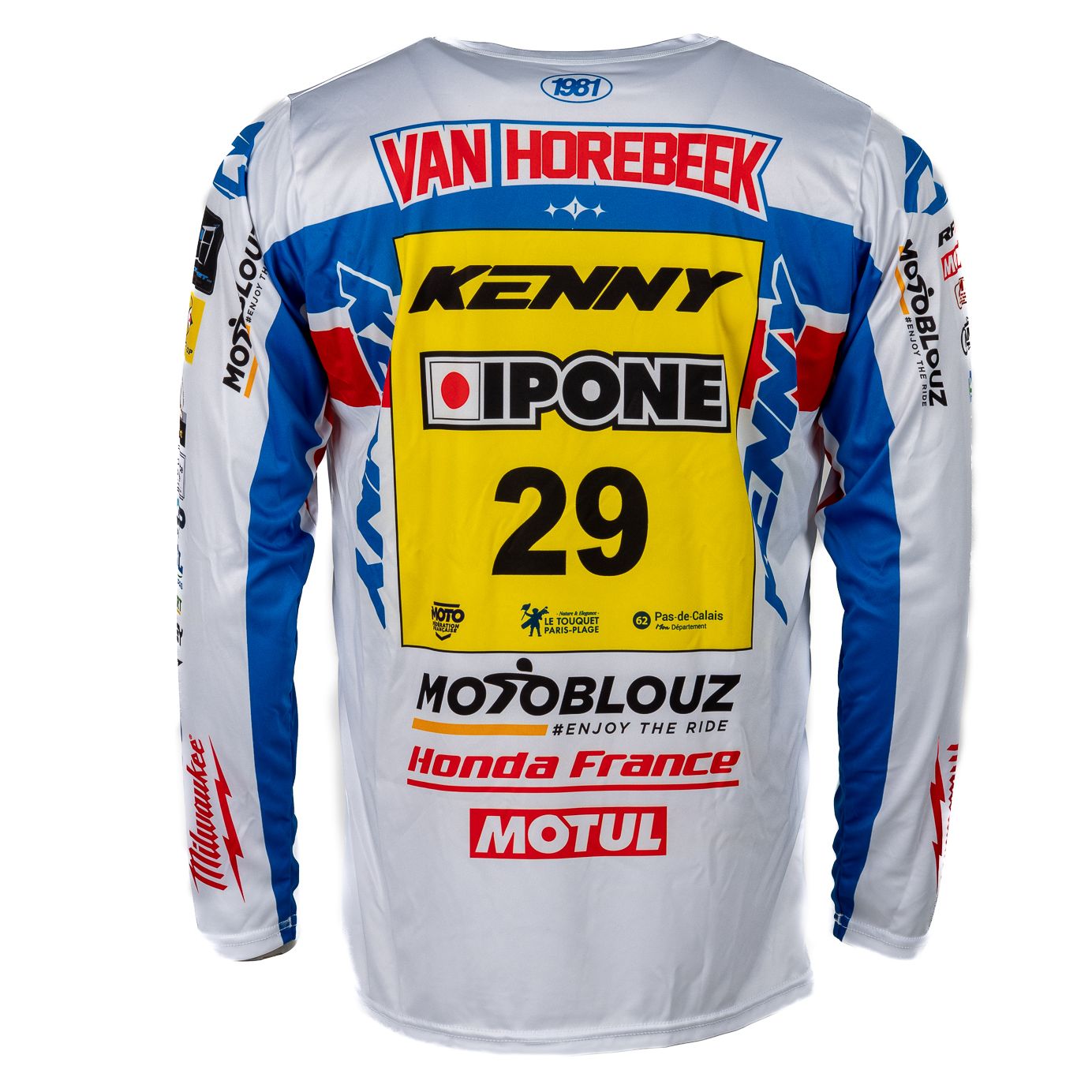 Maillot cross Kenny REPLICA HONDA MOTOBLOUZ SR JEREMY VAN HOREBEEK 2025