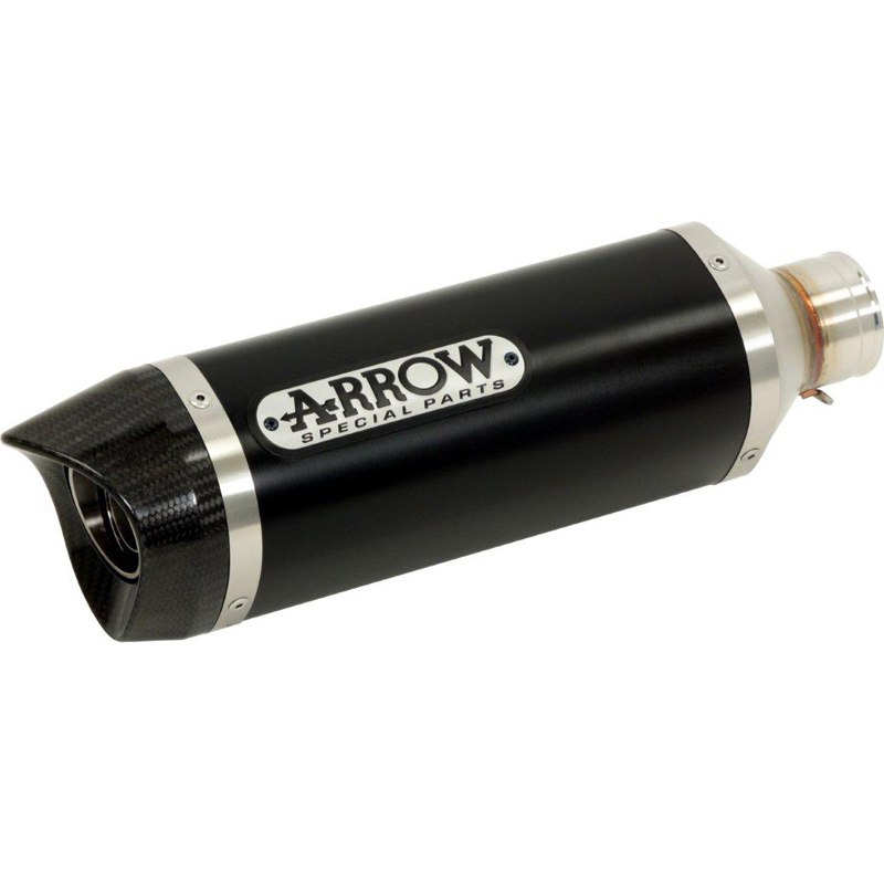 Silencieux Arrow Thunder Alu Dark embout Carbone