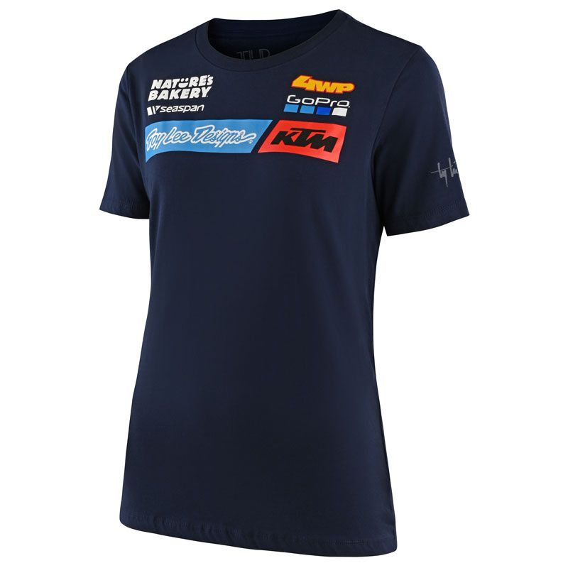 Image of T-Shirt manches courtes TroyLee design KTM TEAM 2021 FEMME