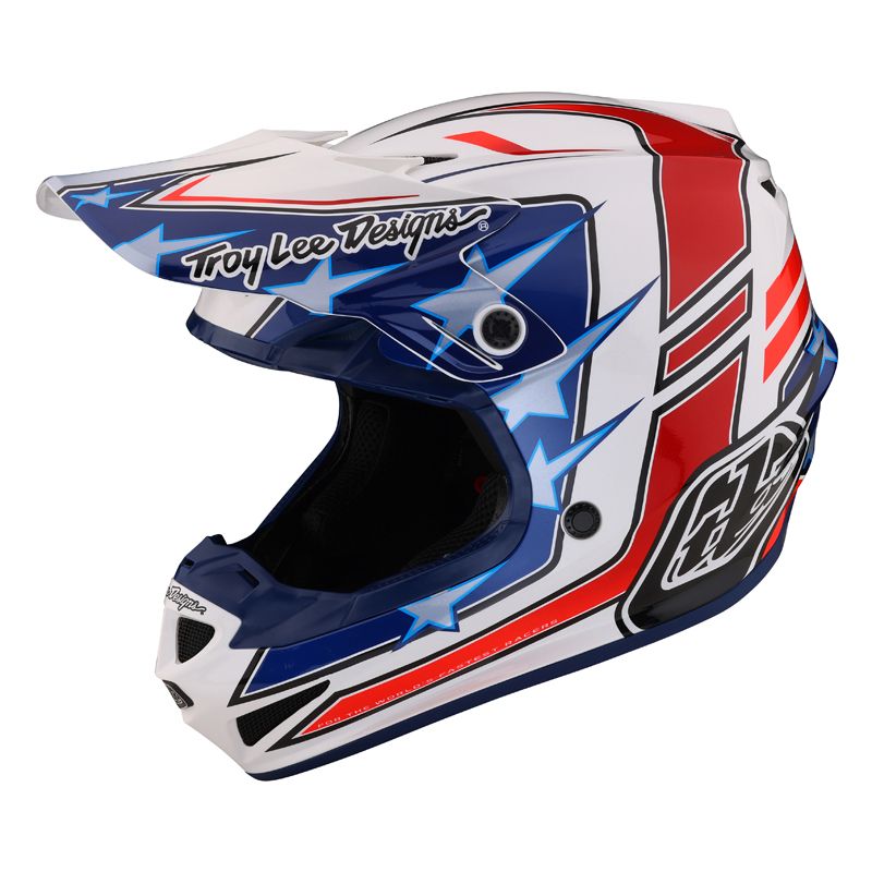 Image of Casque cross TroyLee design SE4 POLYACRYLITE FLAGSTAFF MIPS YOUTH