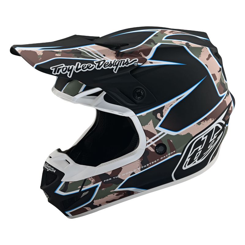 Image of Casque cross TroyLee design SE4 POLYACRYLITE MATRIX MIPS 2024