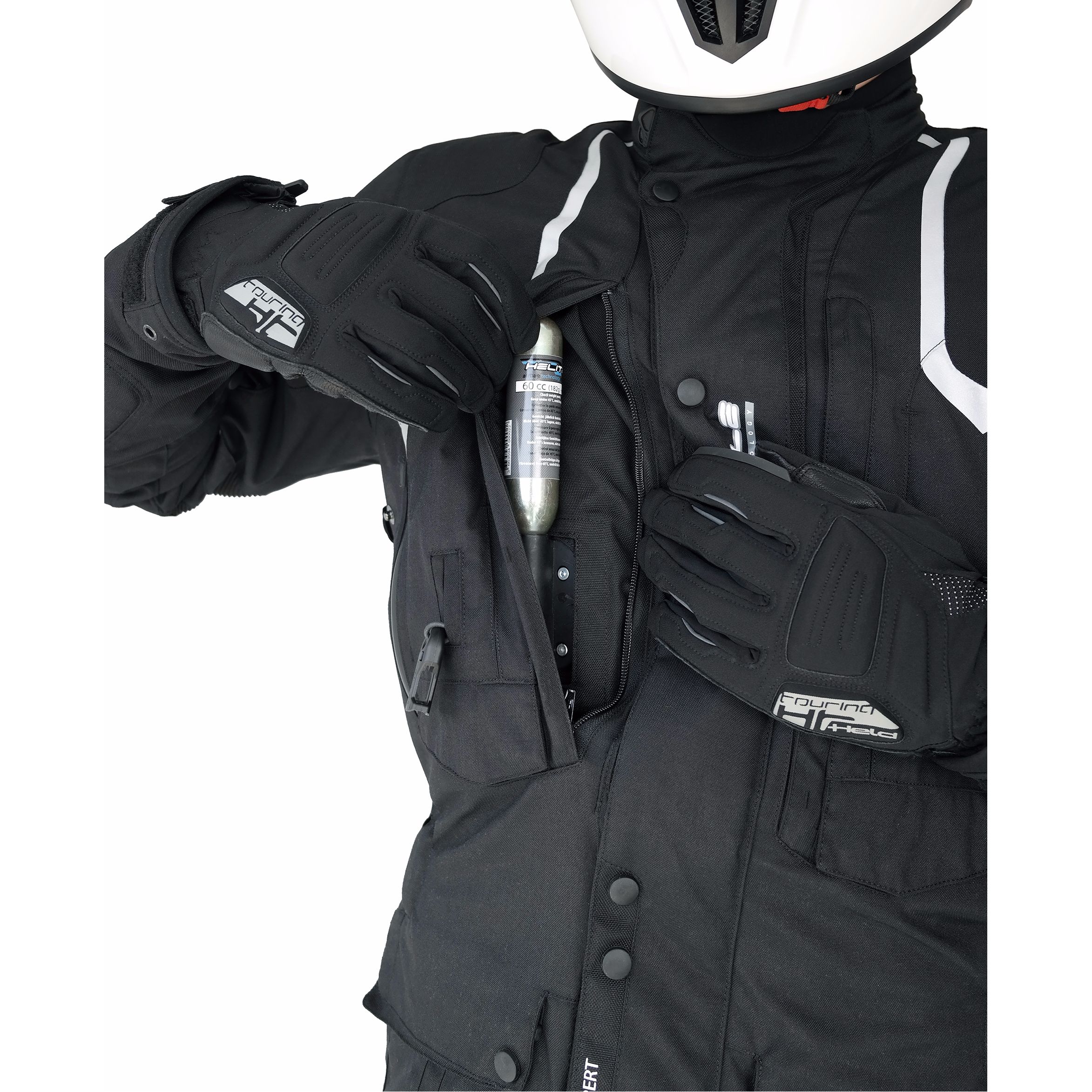 Veste Airbag Helite TOURING 2 - Blouson et gilet airbag - Motoblouz.com
