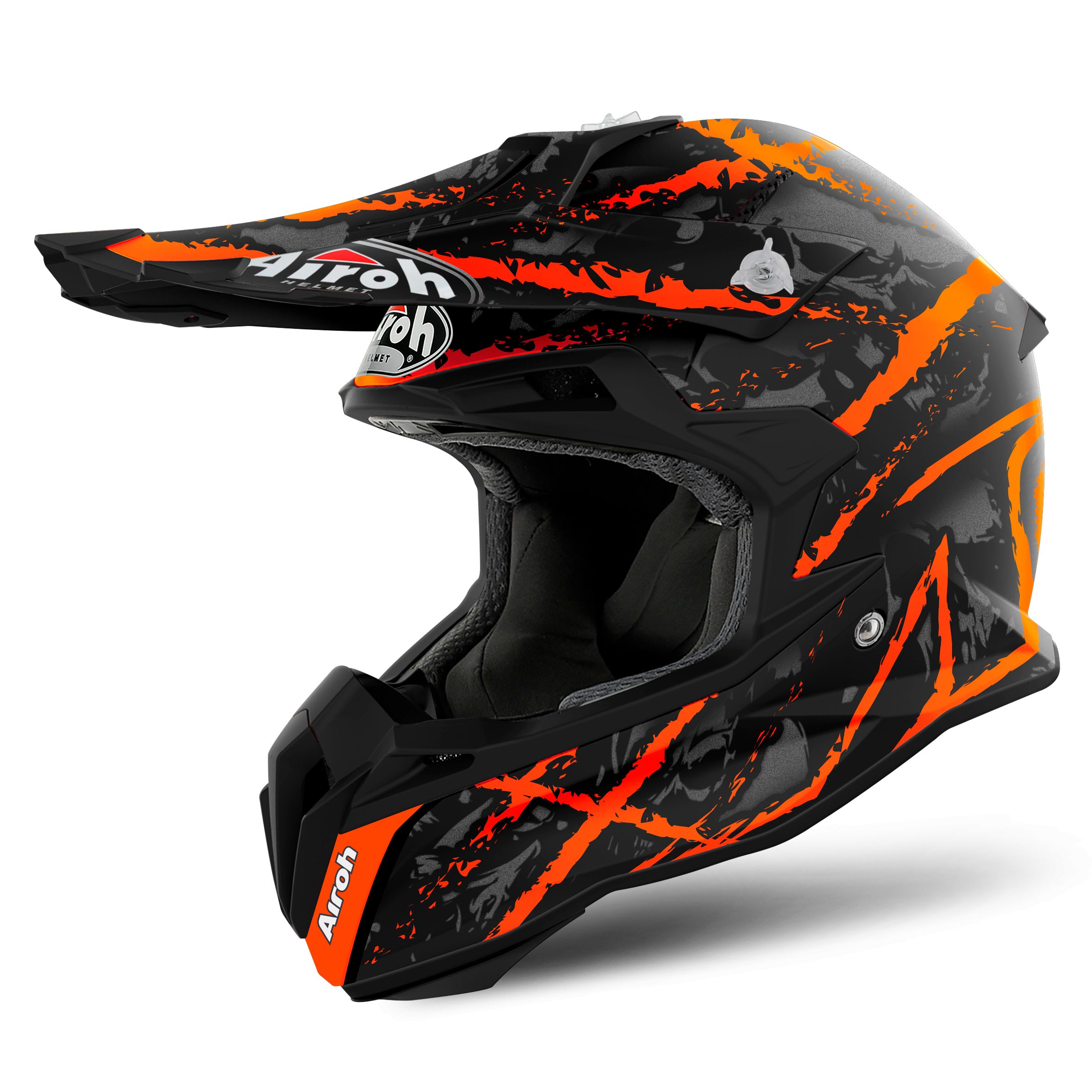 Casque Cross Airoh Terminator Open Vision Carnage Orange Matt 2019