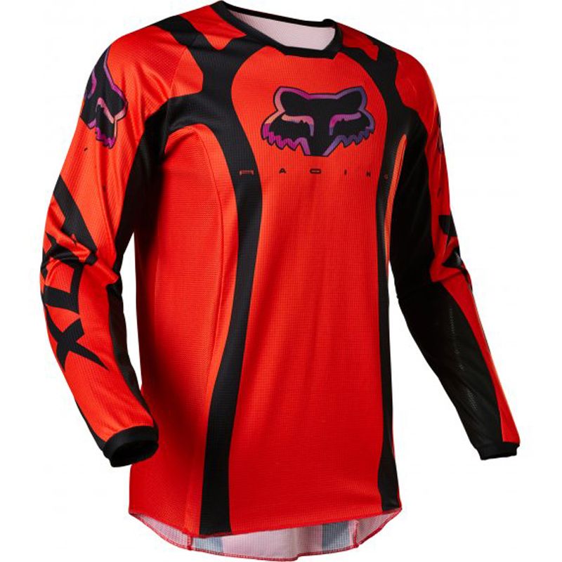 Image of Maillot cross Fox 180 VENZ - FLUO RED 2023