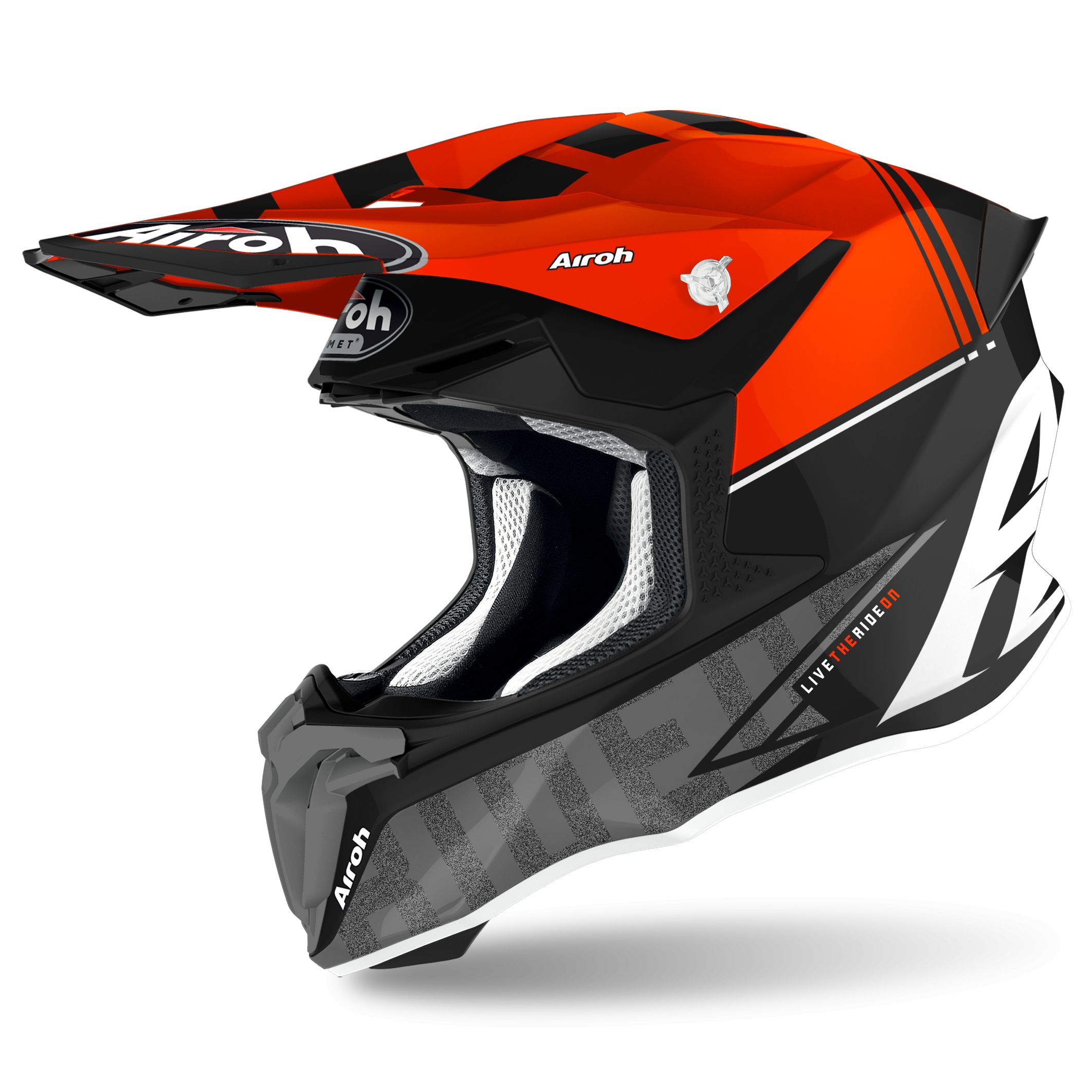 Image of Casque cross Airoh TWIST 2.0 - TECH - RED GLOSS 2022