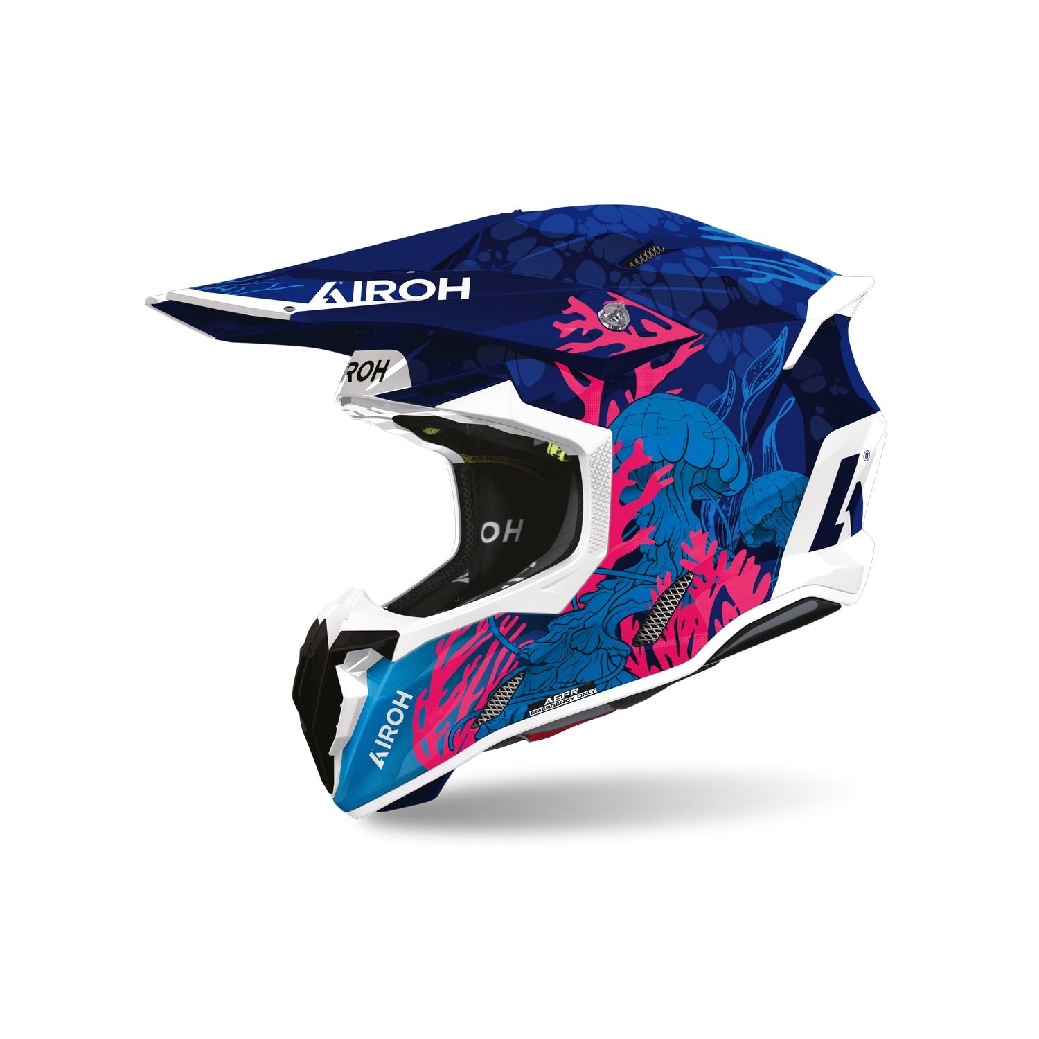 Casque cross Airoh TWIST 3 UNDERWATER GLOSS 2027
