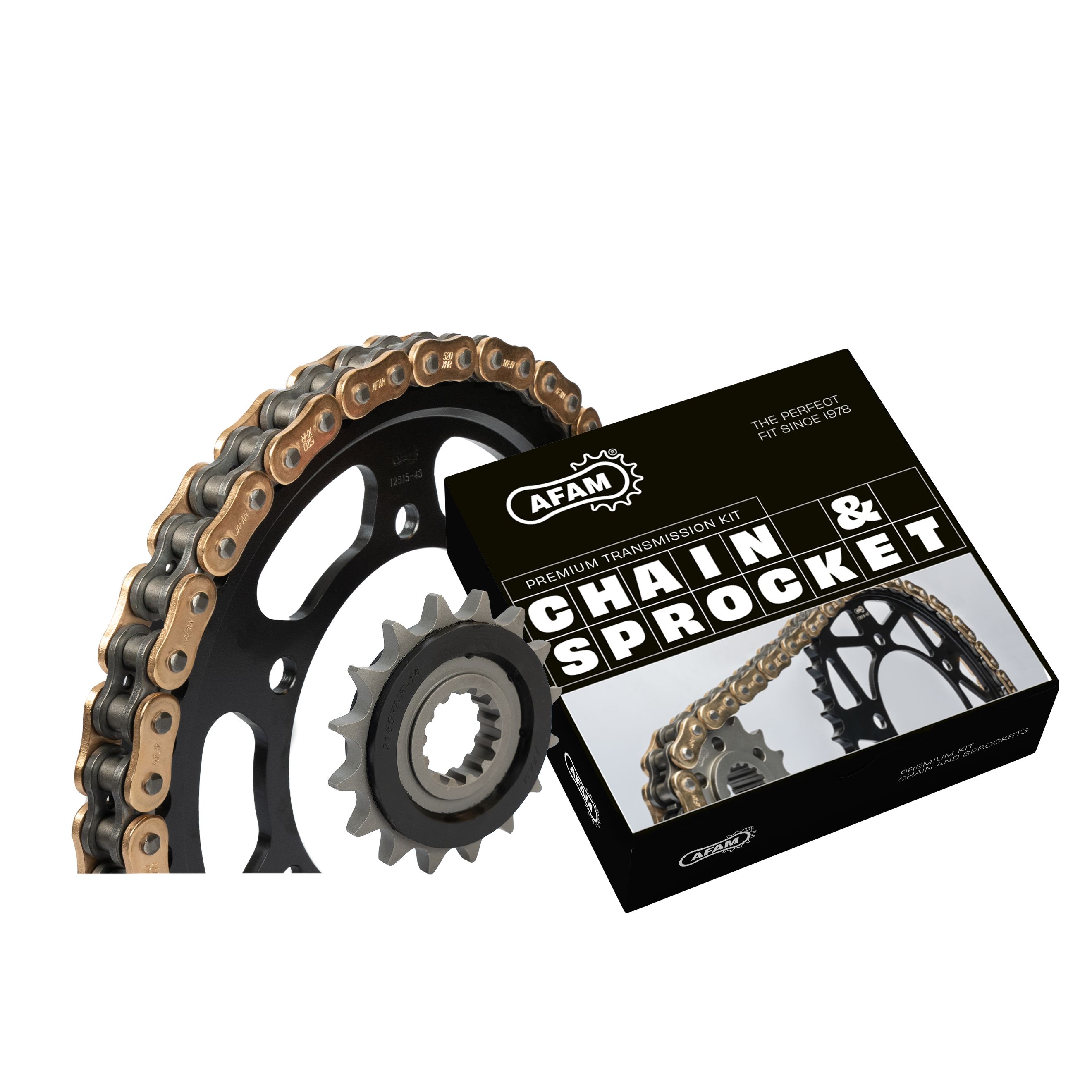 Kit chaine AFAM 520 Type Racing