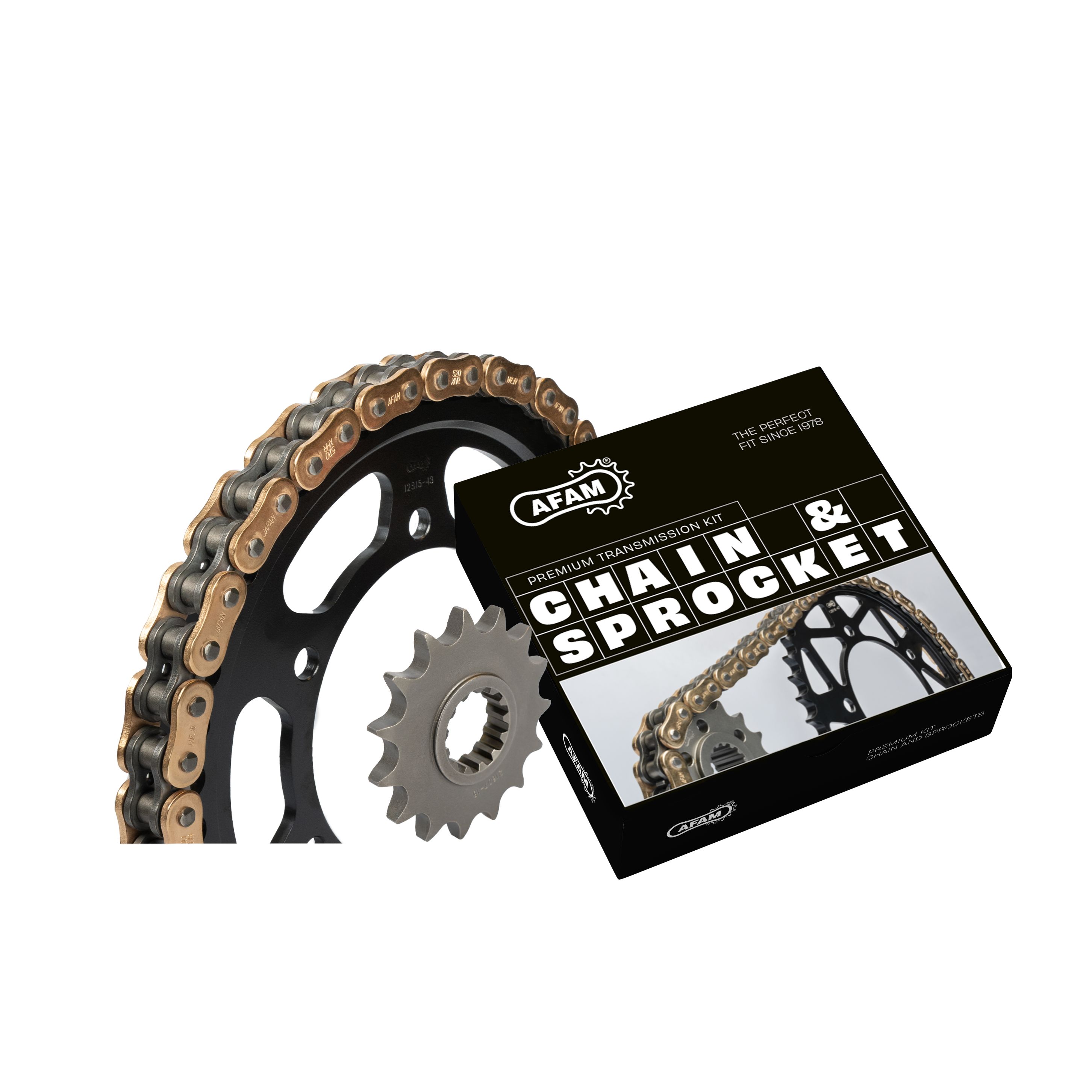 Kit chaine AFAM 530 Type Acier Premium