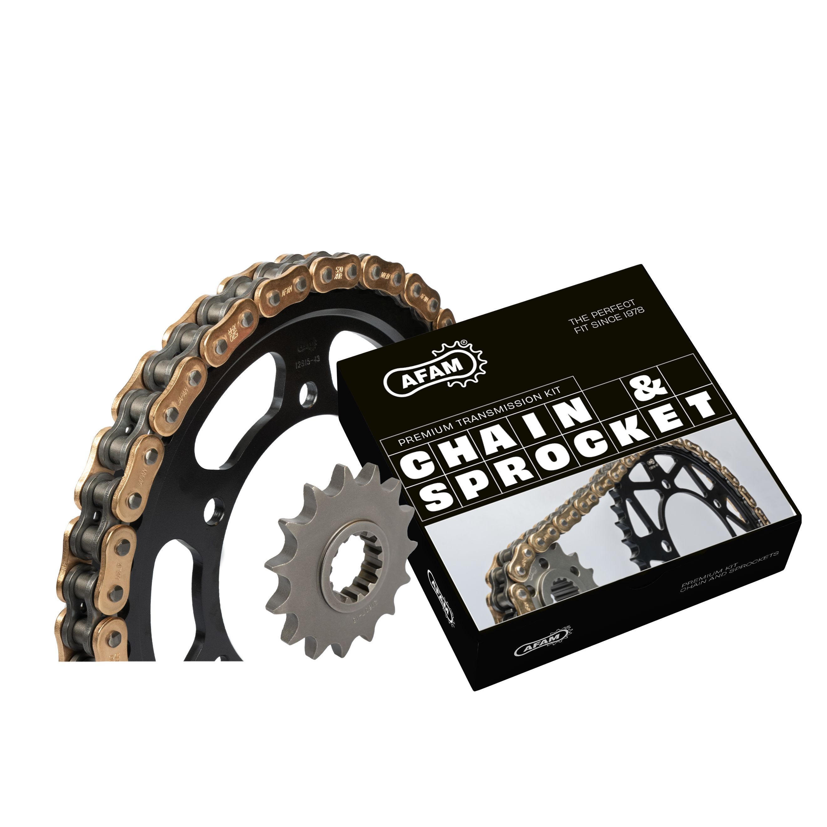 Kit chaine AFAM 530 Type Acier Origine