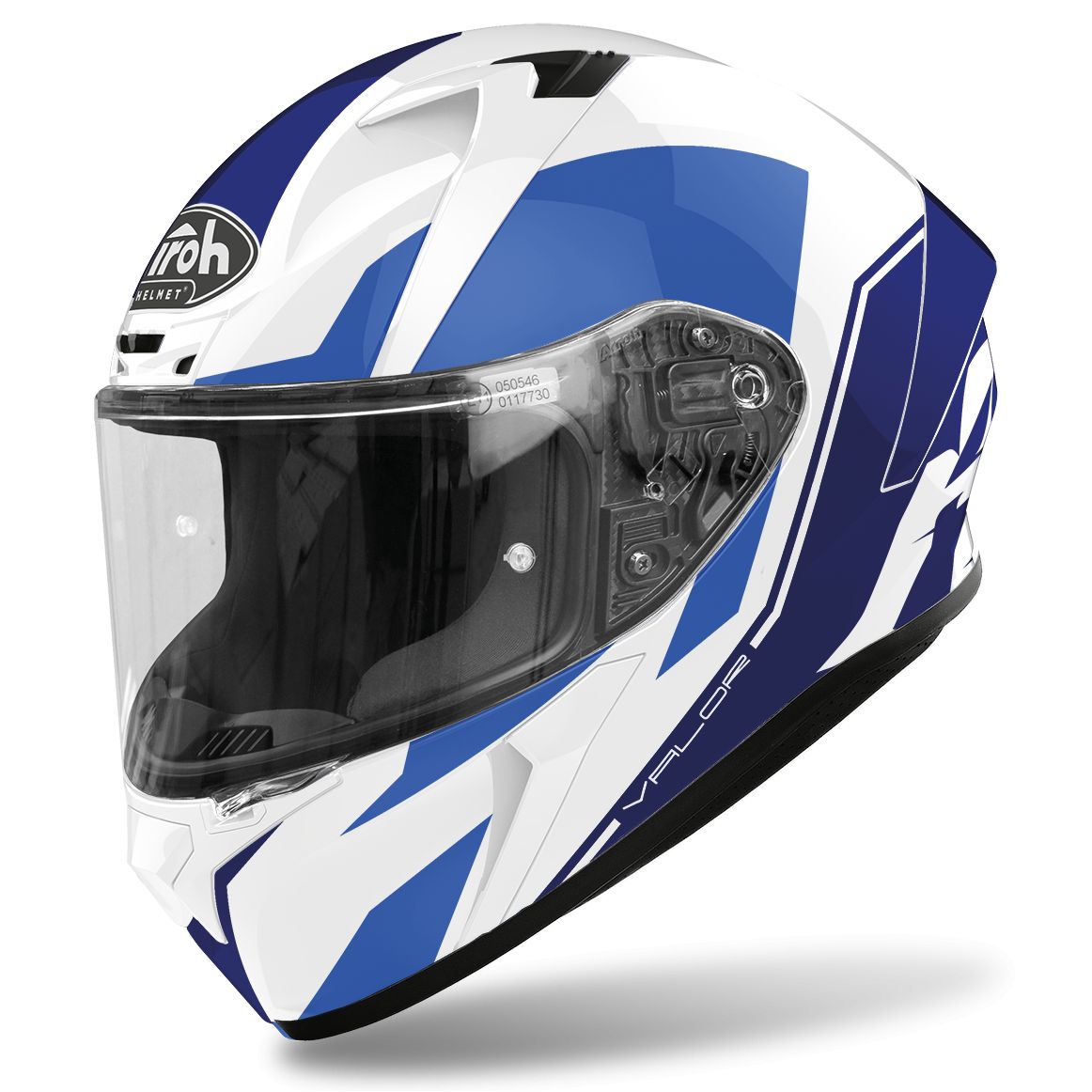 Image of Casque Airoh VALOR - WINGS - BLUE GLOSS