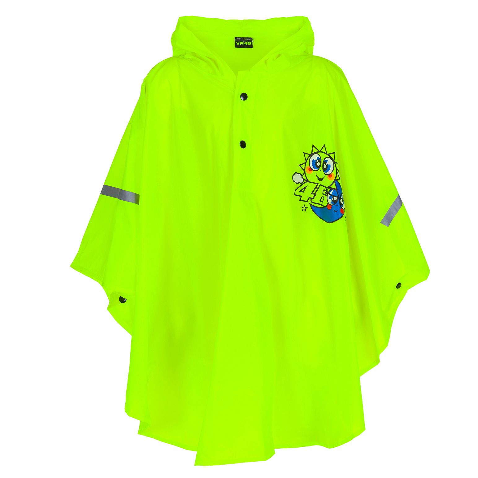 Image of Poncho VR 46 VR46 - FLUO YELLOW