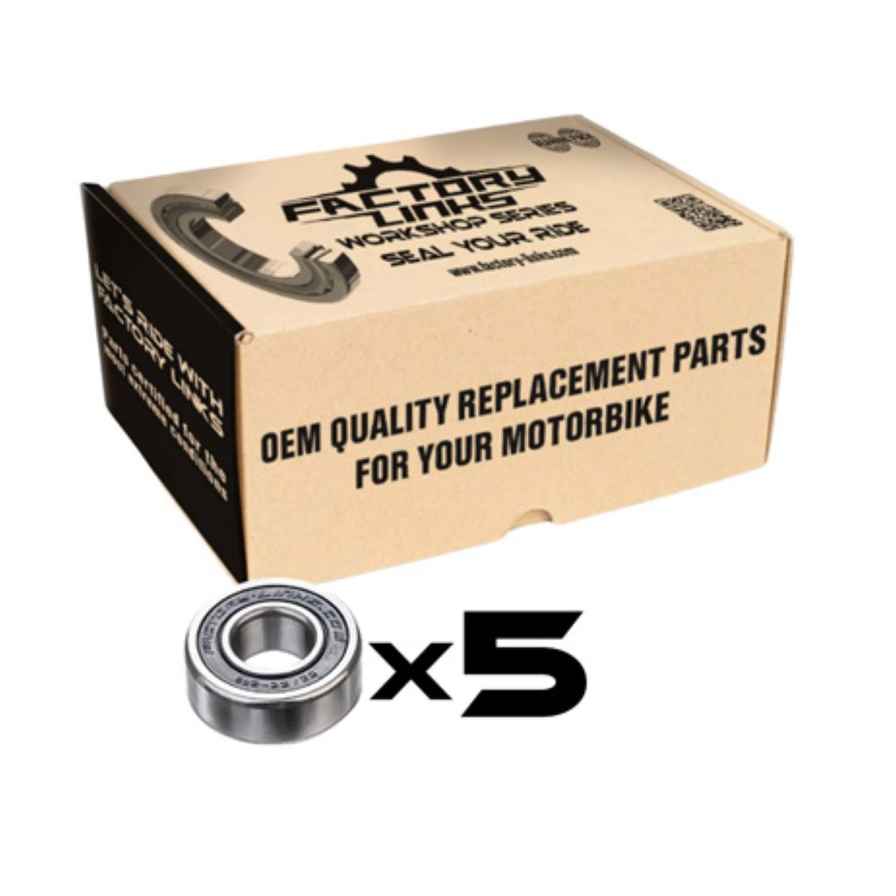 Roulement Factory Links Pack atelier 6002 2RS Boite de 5