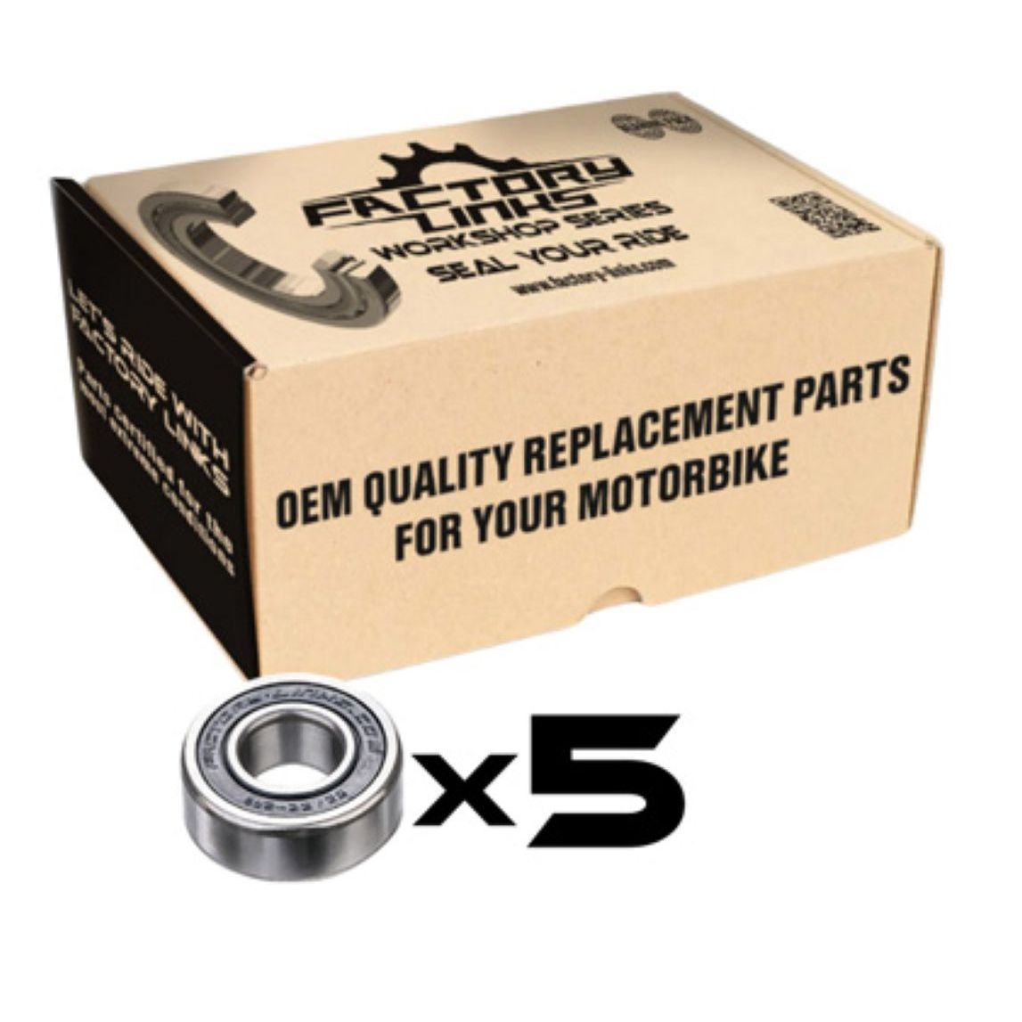 Roulement Factory Links Pack atelier 69/22 2RS Boite de 5
