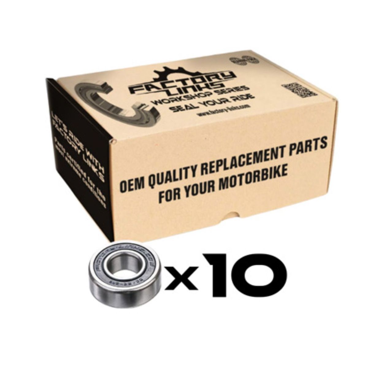 Roulement Factory Links Pack atelier 6202 2RS Boite de 10