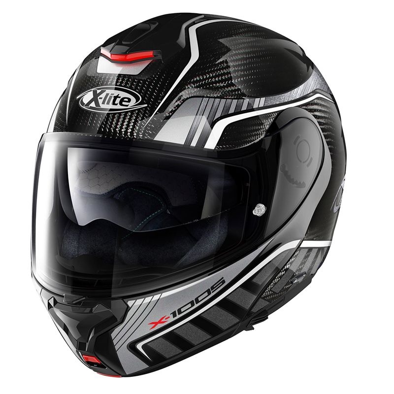Image of Casque X-lite X-1005 ULTRA CARBON - CHEYENNE N-COM - CARBON SILVER