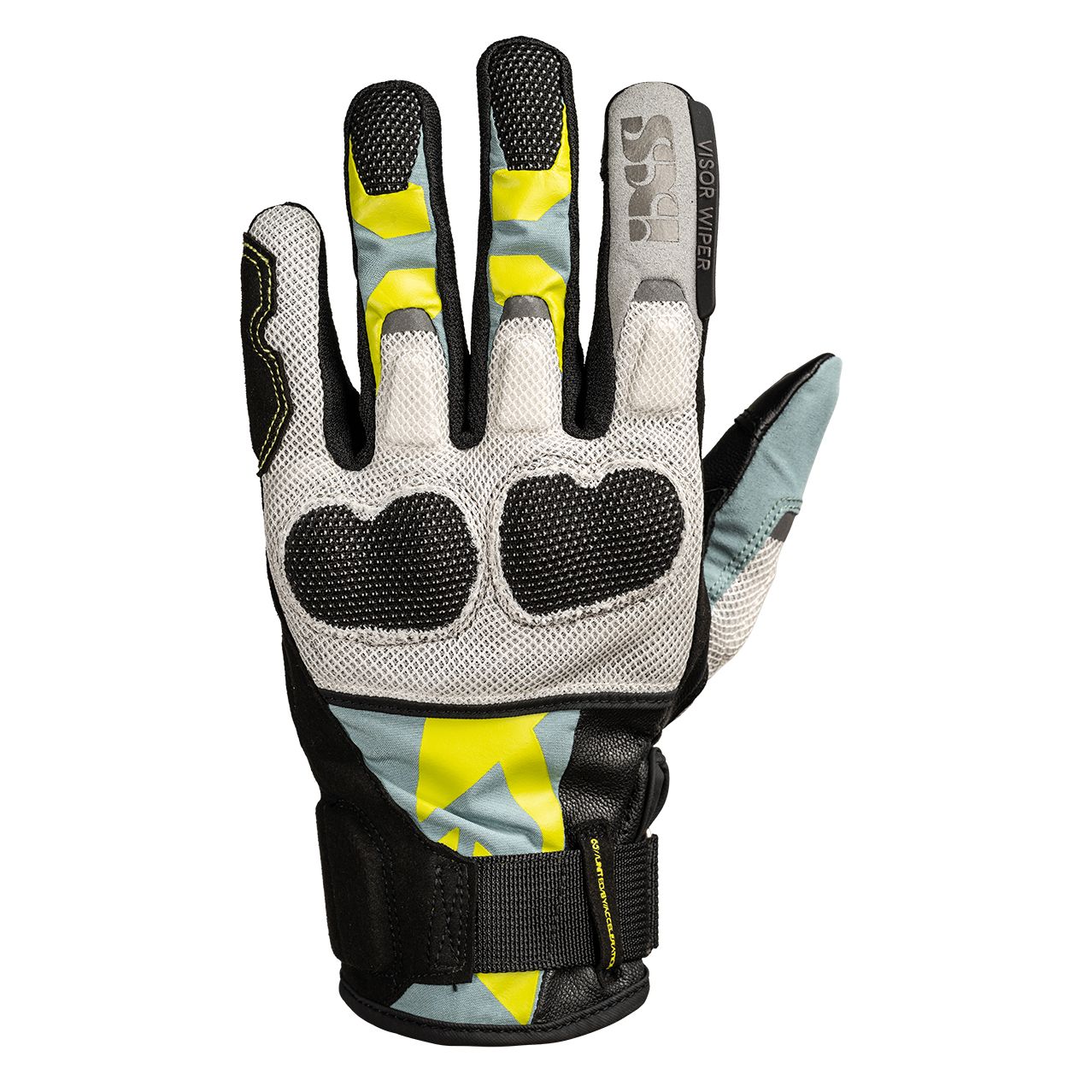 IXS Gants IXS VENTURE-AIR 1.0 — noir, bleu et jaune