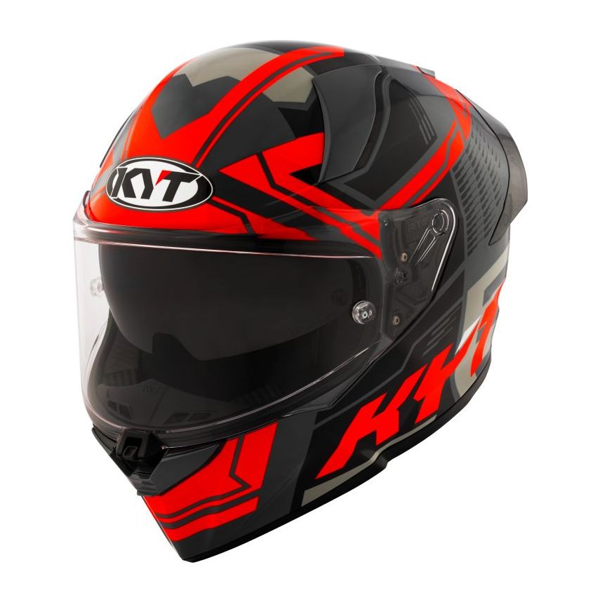 KYT Casque intégral KYT R2R OCTANE — rouge