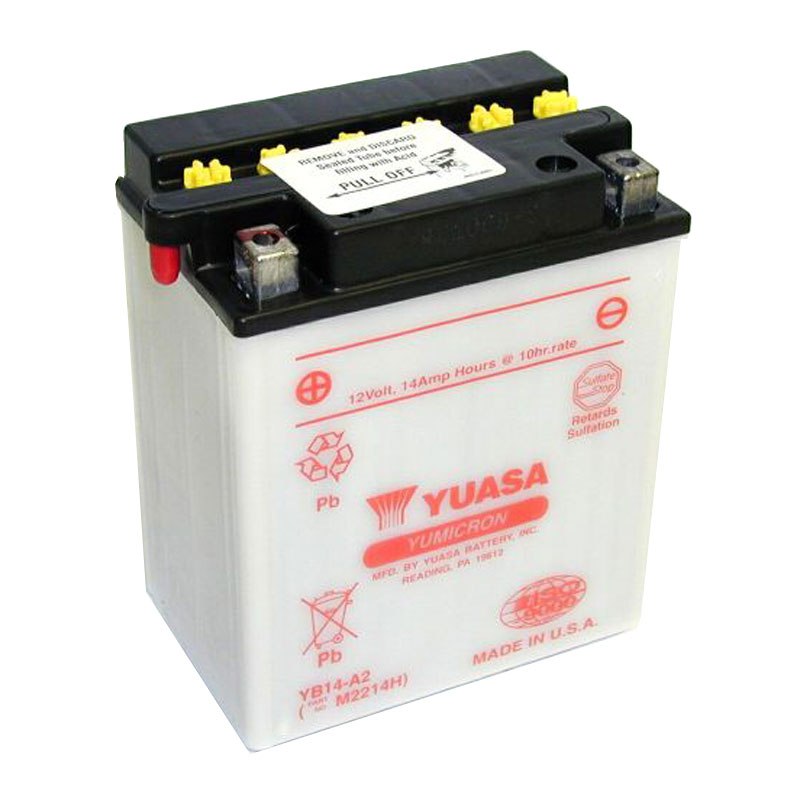 Batterie Yuasa Yb14-a2 Ouvert Sans Acide Type Acide