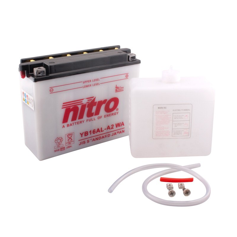 Batterie Nitro Yb16al-a2 Ouvert Avec Pack Acide Type Acide