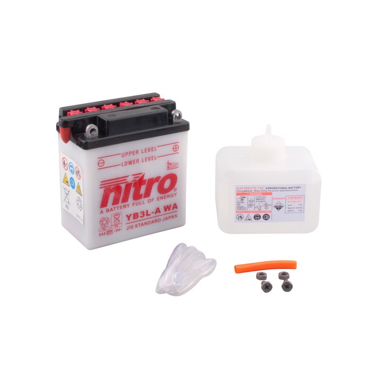 Batterie Nitro Yb3l-a Ouvert Avec Pack Acide Type Acide
