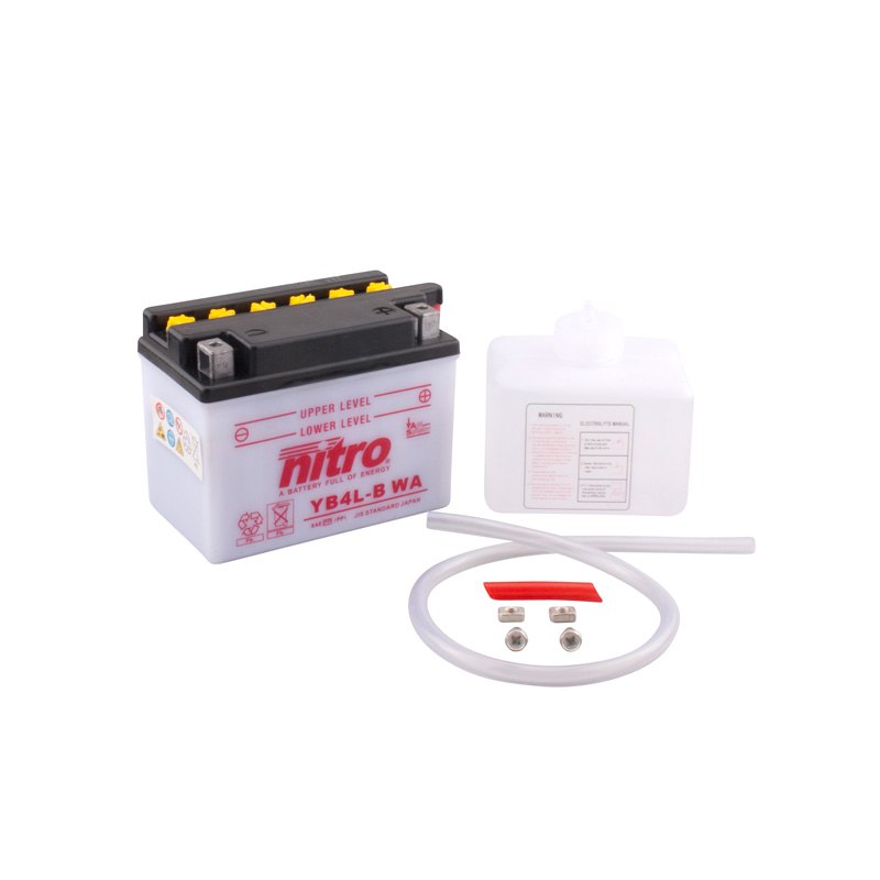 Batterie Nitro Yb4l-b Ouvert Avec Pack Acide Type Acide