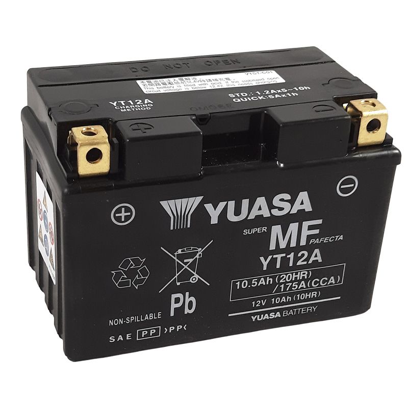Image of Batterie Yuasa YT12A -Y- FERME TYPE ACIDE SANS ENTRETIEN
