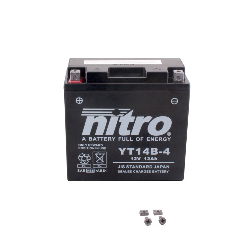 Image of Batterie Nitro NT14B-4 SLA/YT14B-4 SLA ferme Type Acide Sans entretien/prête à l'emploi