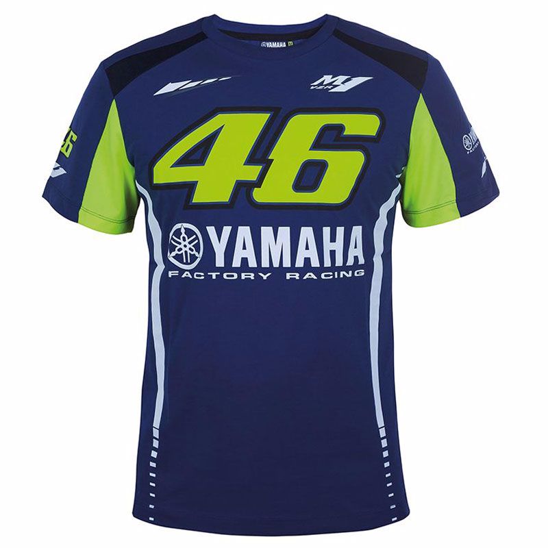 T-shirt Manches Courtes Vr 46 Racing - Yamaha Collection